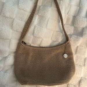 The Sak Tan Knit Shoulder Bag